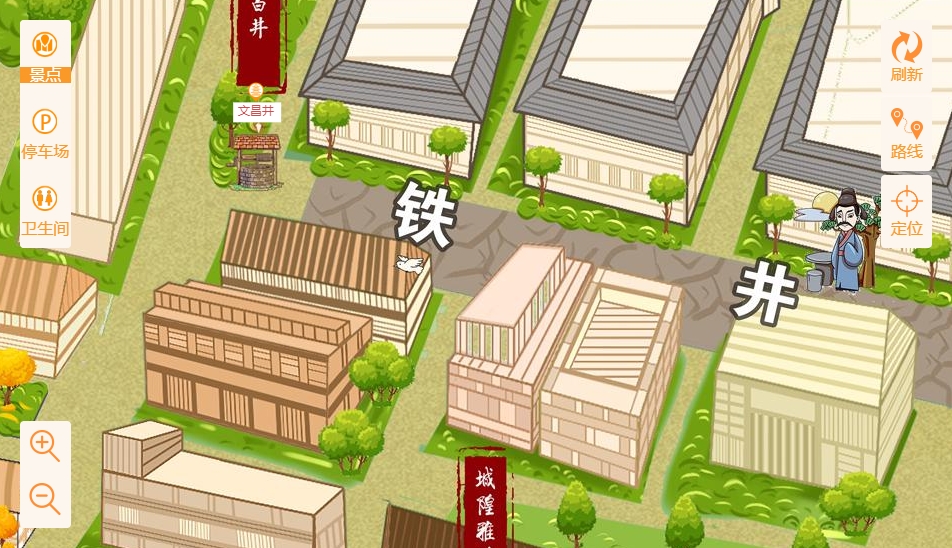 运河智慧景区：手绘地图与语音导览的完美融合