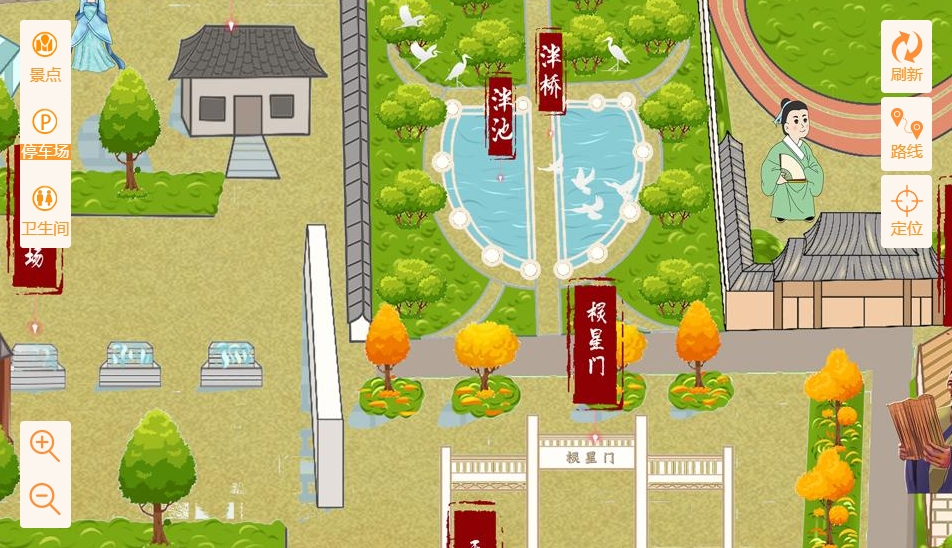 运河手绘地图景区语音讲解导览系统：智慧景区建设的基石